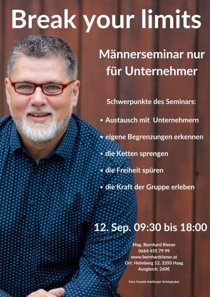 Männerseminar für Unternehmer